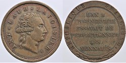 1800 - Consulat - Essai au module de 2 francs, AN 8
