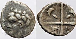 Longostalètes - Drachme à la croix