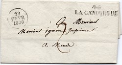 1830 - 46/La Canourgue + dateur A