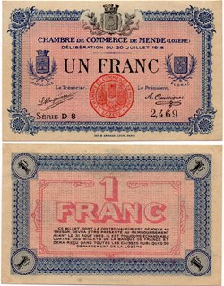 1 franc C.C.M. - Série D8
