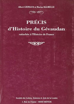 1925 - Précis d'Histoire du Gévaudan