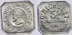 64 - Pau - 5 centimes