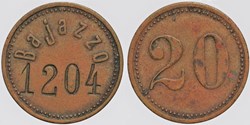 Jeton à consommer - 20 centimes