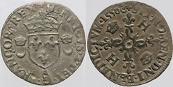 Dy 0997 - Henri II - Douzain - 1556, Paris