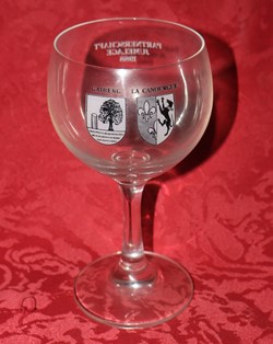 Verre jumelage La Canourgue Gaiberg