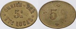 75 - Paris - Omnibus-bar - 5 centimes