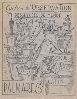 1961 - Palmarès, cycles d'observation des lycées de Mende
