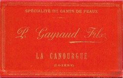 Echantillonneur de cuir pour gants, Gayraud la Canourgue