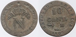 F-130 - Premier Empire - 10 centimes - 1809 M