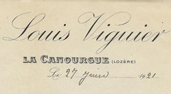 Viguier Louis - 1921