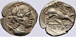 Massalia - Drachme légère au lion