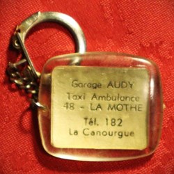 Porte-clé publicitaire