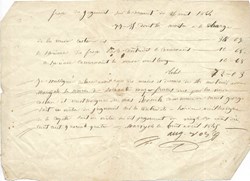 1845 - Paiement