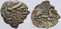 Aulerques Eburovices - Denier à l'hippocampe