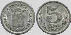 28 - Eure-et-Loir- 5 centimes