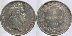 F-315 - Louis Philippe I - 5 francs - 1831 B