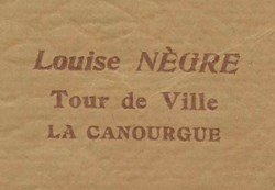 Nègre Louise (fin des années 40)