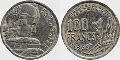 F-450 - Cochet - 100 fr. - 1958, chouette.