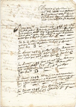 1466, 1482, 1528,...- Copie, concerne la chapelle de la trinité de l'église de la Canourgue