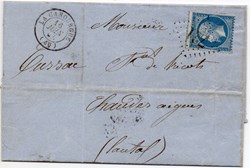 1864 - Cachet type 15 + G.C. 721