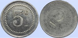 Jeton de 5 centimes
