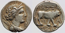 Massalia - Drachme légère au lion