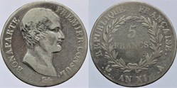 F-301 - Consulat - 5 francs - AN XI Paris