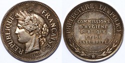 Médaille - Commissions d'hygiène publique et de salubrité