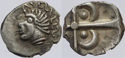 Volques Arécomiques - Drachme à la tête négroïde