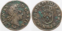 Dy 1701 - Louis XV - Liard - 1770, Metz