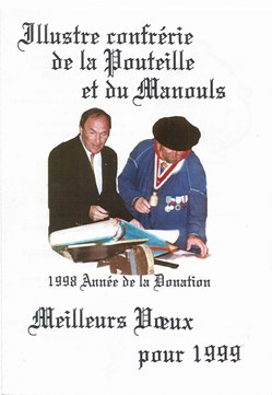 1999 - Vœux Confrérie de la Pouteille et du Manoul