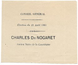 1883 - Elections