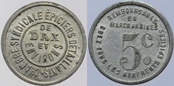 40 - Dax - 5 centimes