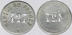 75 - Banque de France - Plaque de commissionnaire