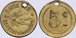 34 - Servian - 5 centimes
