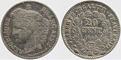 F-146 - Seconde République - 20 centimes Cérés - 1850 Paris