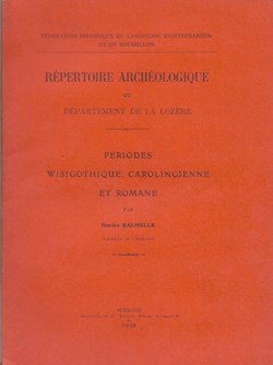 1945 - Répertoire Archéologique du département de la Lozère