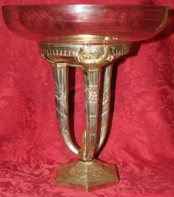 Coupe tripode art déco