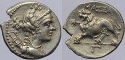 Massalia - Drachme légère au lion