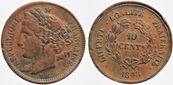 1848 - Seconde République - 10 c., Concours de Domard