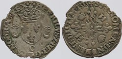 Dy 0997 - Henri II - Douzain - 1555, Moulin