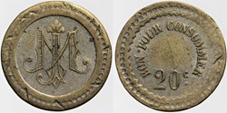 Jeton à consommer - 20 centimes