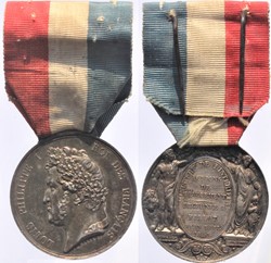 1841 - Récompense pour dévouement