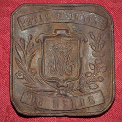 Plaque de ceinture du Petit Séminaire de Mende