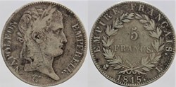 F-307 - Premier Empire - 5 francs, 1815 L