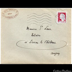 1962 - Oblitération mécanique muette