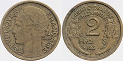 F-268 - Morlon - 2 frs. - 193-, coin bouché