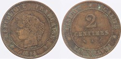 F-109 - Troisième République - Cérès - 2 c. - 1894 A