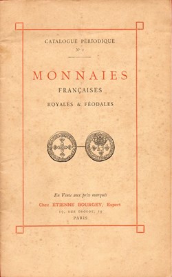 1907 - Catalogue n° 1, E. Bourgey