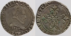 Dy 1130 - Henri III - Franc - 1582, Bayonne